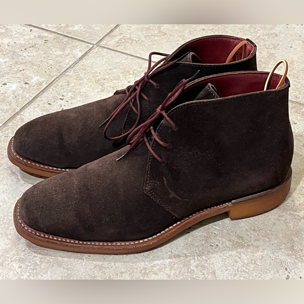 R.M. Williams Brown Suede Chukka Boots US Men’s 8.5 Rubber Flex Sole $600 EUC
